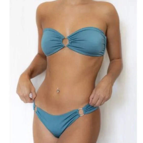 blue bikini set - Picture 3 of 3